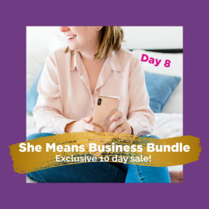 $10k in 10 Days Post from Day 8 - She Means Business Bundle. Exclusive 10 day sale!